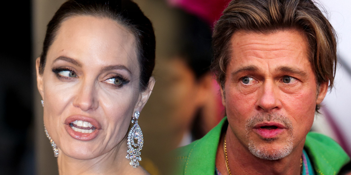 Aneglina Jolie na wojnie z Bradem Pittem.