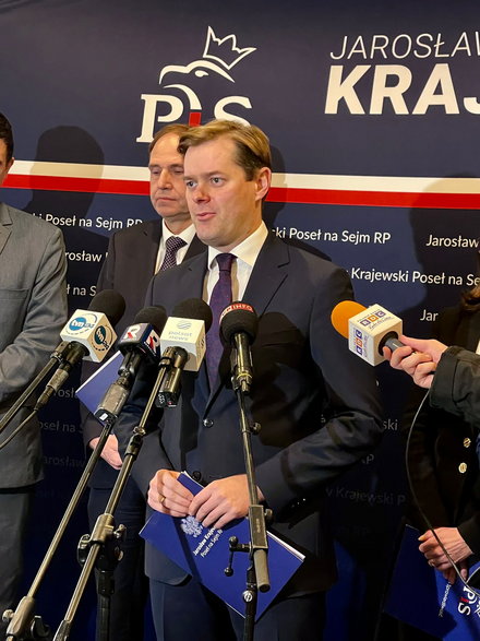 Jarosław Krajewski na konferencji podsumowującej rządy Rafała Trzaskowskiego