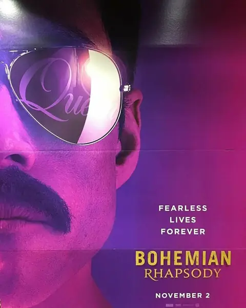 Pierwszy plakat biografii Freddiego Mercury&#39;ego &quot;Bohemian Rhapsody&quot;