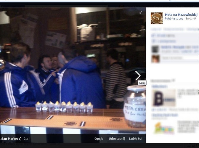 Tak piłkarze z San Marino bawili się po porażce z Polakami