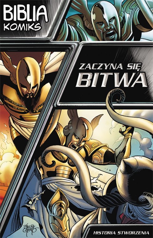 "Biblia - komiks. Zaczyna się bitwa" (okładka)