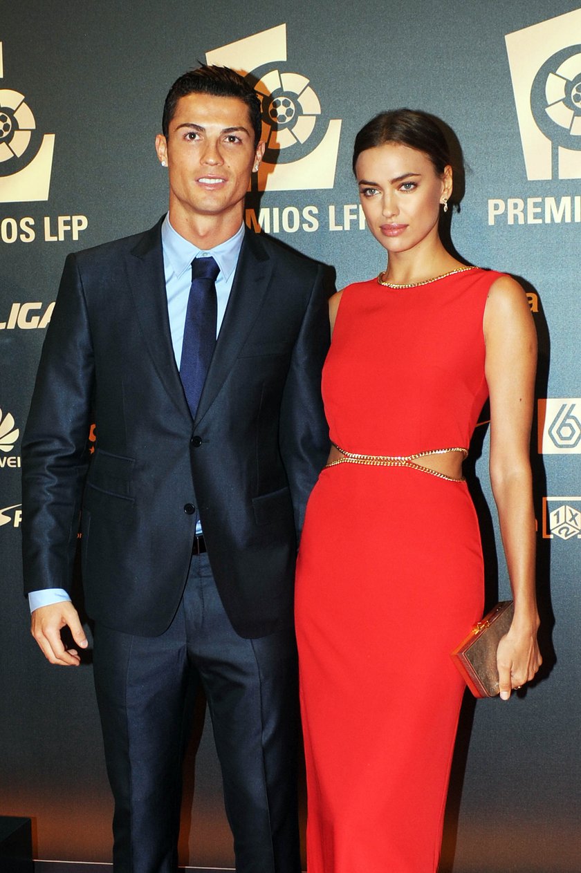 Irina Shayk z Ronaldo w 2014 roku