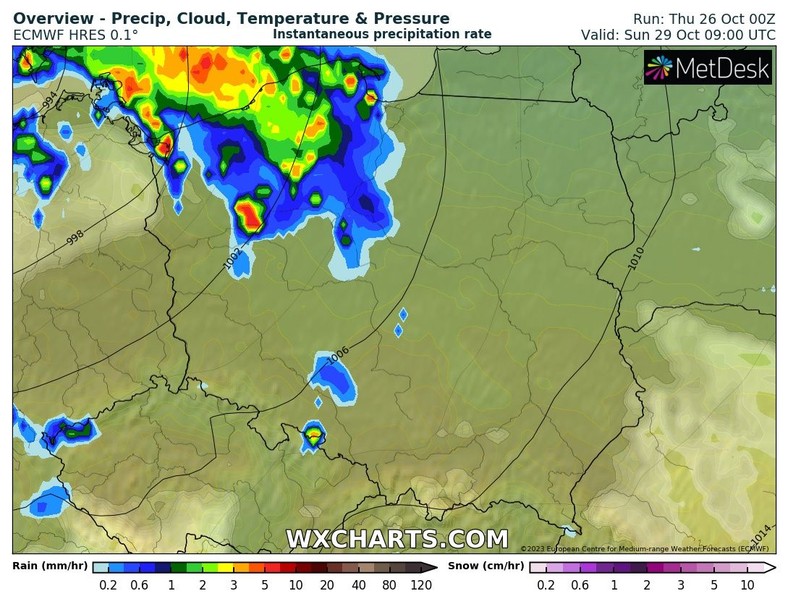 W weekend bardziej deszczowo ma być na północy