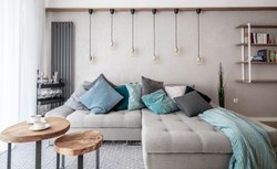 Turkus i szarości – sprawdzony sposób na oryginalne wnętrze