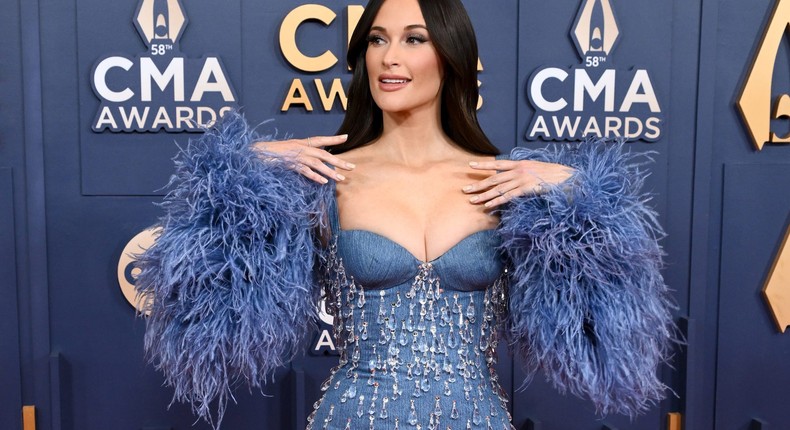 Kacey Musgraves attends the 2024 CMA Awards in Nashville.Michael Buckner/Getty Images