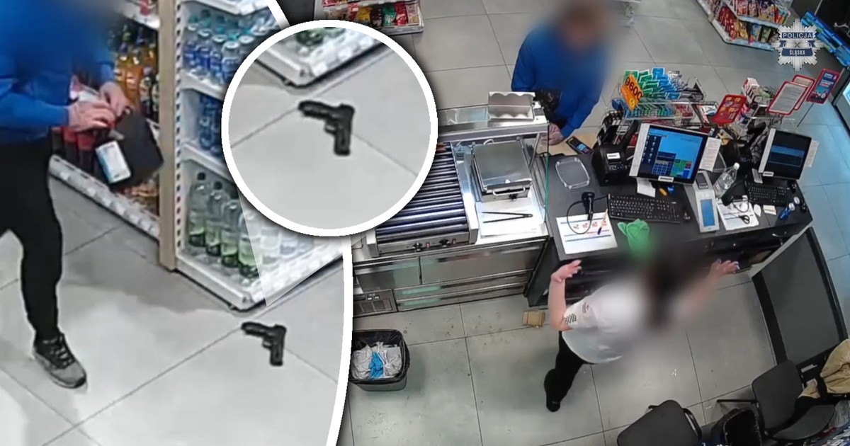 Policja zatrzymała gangstera nieudacznika. "Zgubił pistolet podczas ucieczki"