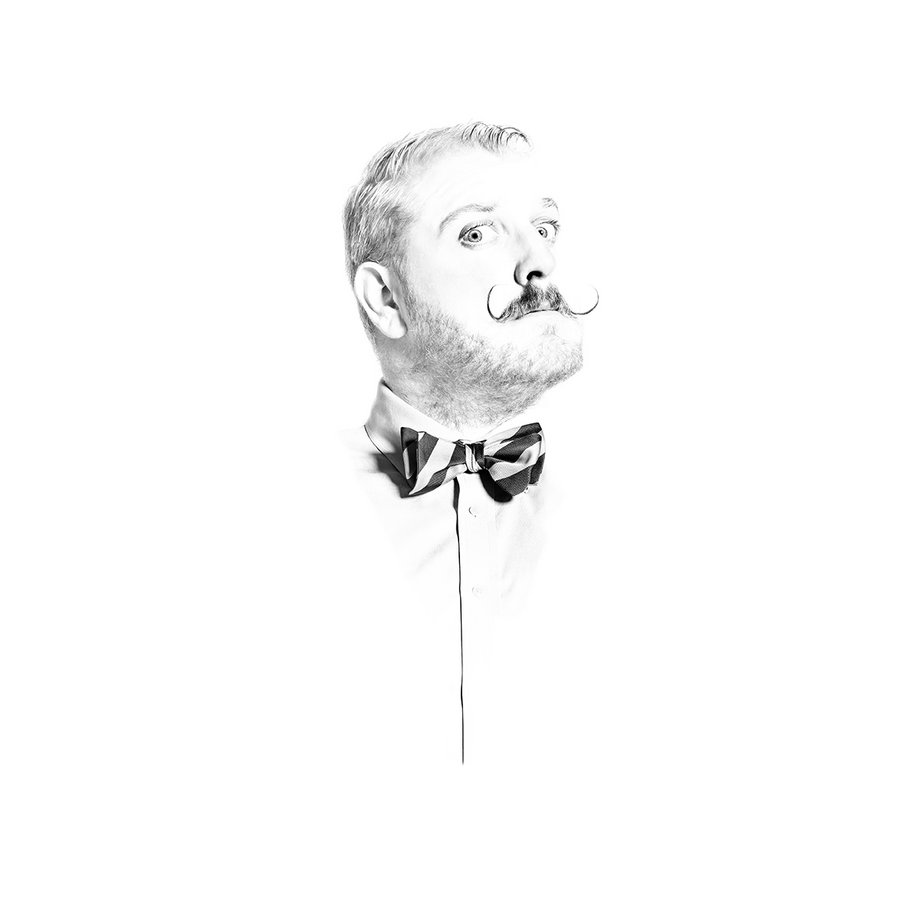 Here's BBDO copywriter Evan Pulliam, famous for his 'stache.
