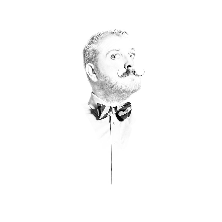 Here's BBDO copywriter Evan Pulliam, famous for his 'stache.