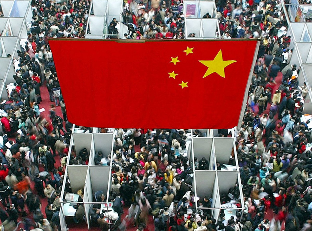 Chiny. Targi pracy dla studentów chińskich uczelni.