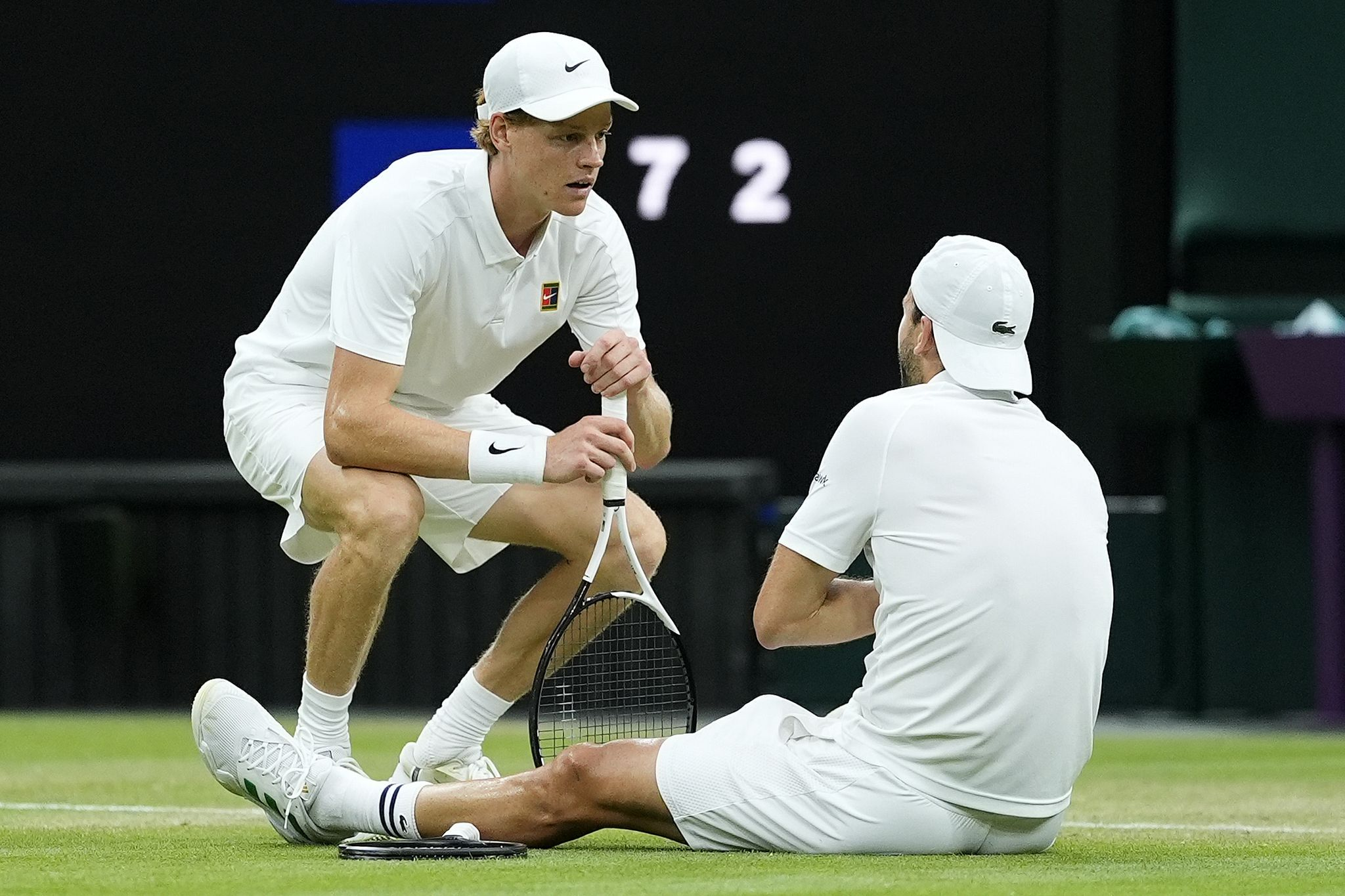 Sinner erreicht Wimbledon-Viertelfinale nach Dimitrow-Aufgabe