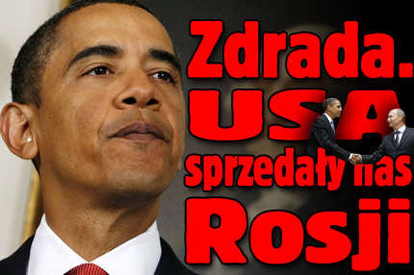 Zdrada! USA sprzedały nas Rosji