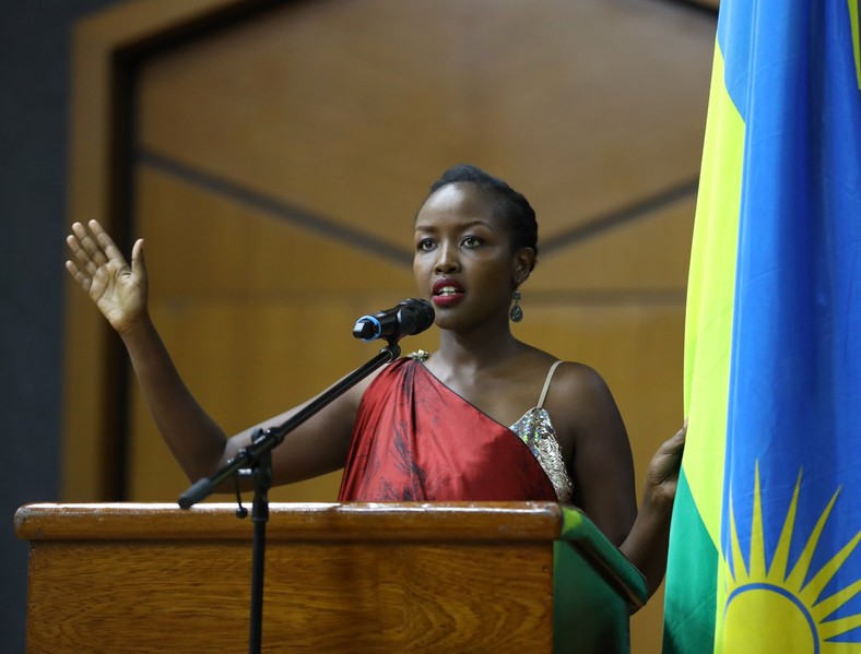 Paula Ingabire, ministre rwandaise des technologies de l'information et de la communication (TIC) 
