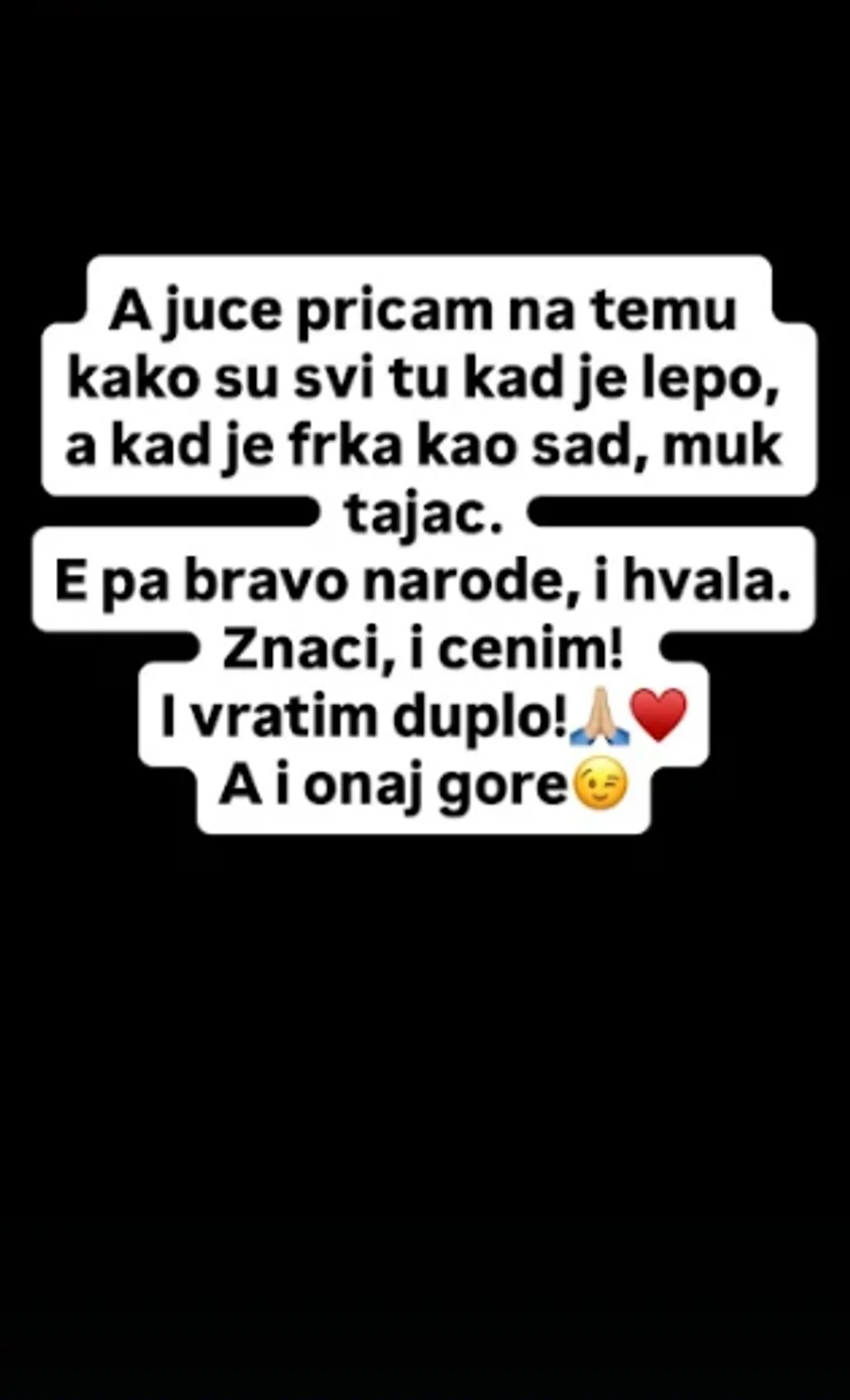 Edita Aradinović, objava