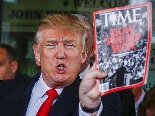 Donald Trump z magazynem "Time"