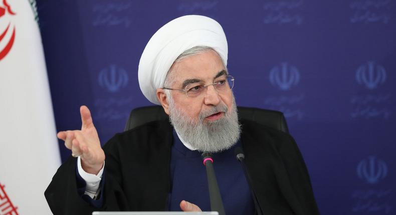 Iranian President Hassan Rouhani.
