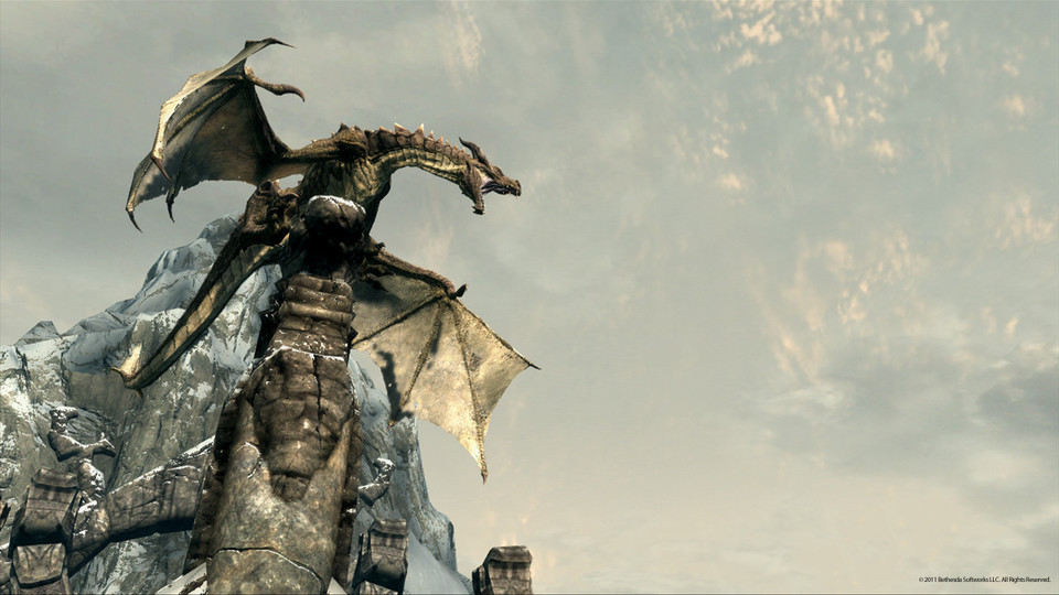 Kadr z gry "The Elder Scrolls V: Skyrim"