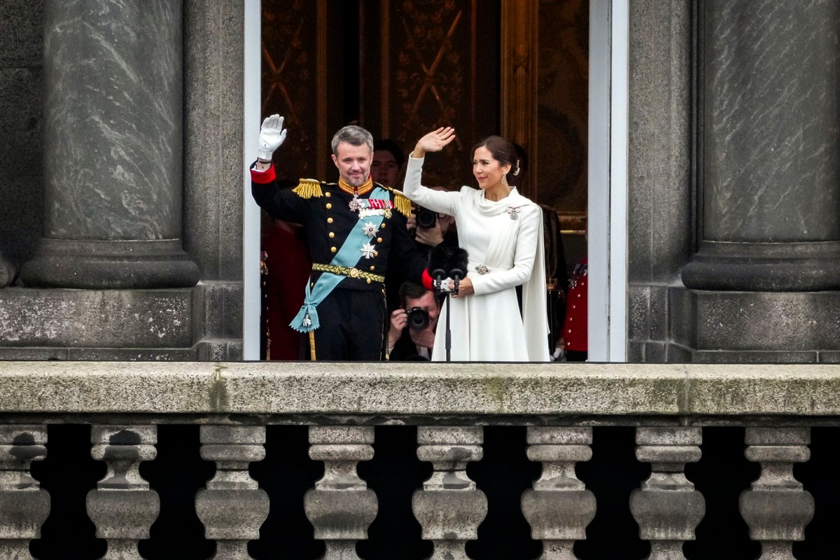 Król Fryderyk X z królową Marią