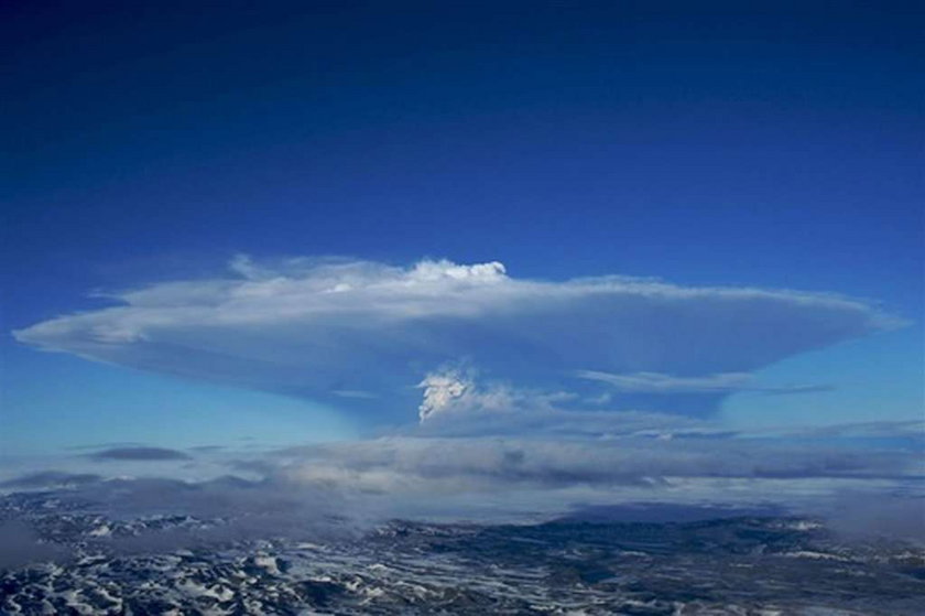 Erupcja wulkanu na Islandii