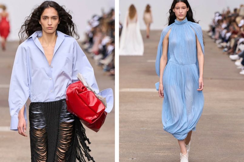 błękit trendy wiosna 2025