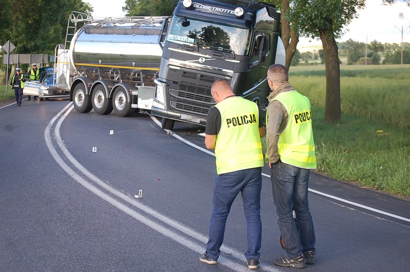 Tragiczny wypadek pod Głogowem. Niemowlę w szpitalu