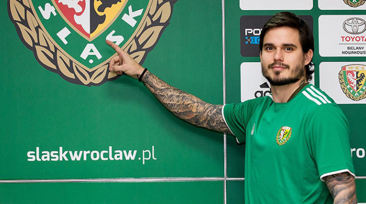 Gosztonyi András nem sokáig maradt klub nélkül /Fotó: slaskwroclaw.pl