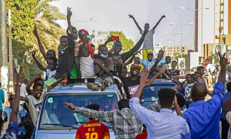 Protest zbog vojnog puča u Sudanu - Kartum
