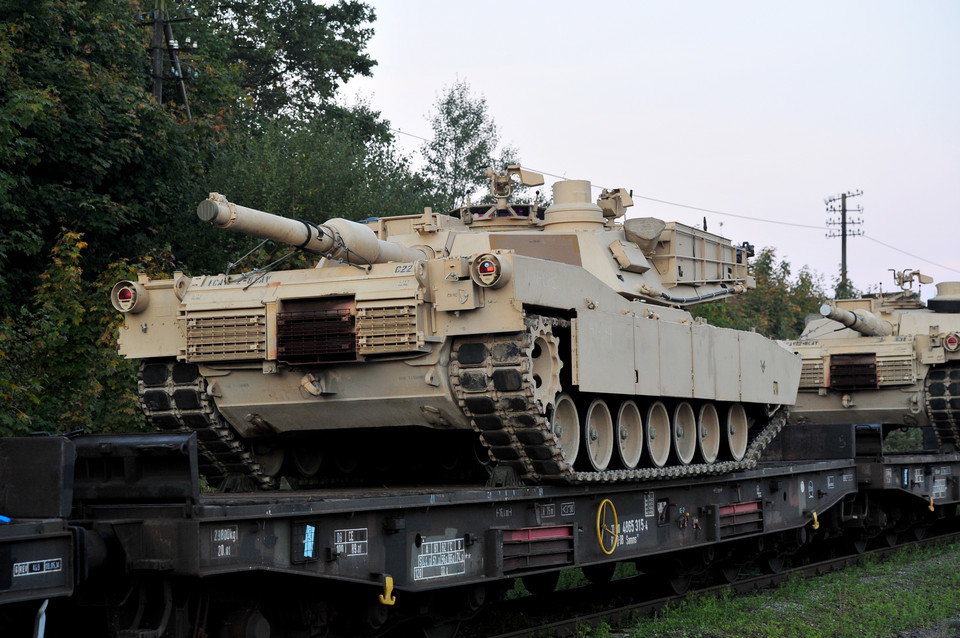 POLIGON DRAWSKI AMERYKAŃSKIE CZOŁGI ABRAMS (Transport amerykańskich czołgów M1 Abrams i transporterów opancerzonych M2A3 Bradley )