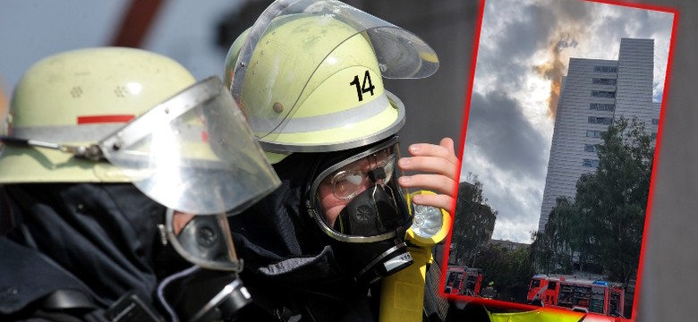 Pożar wieżowca w Berlinie. Dwie osoby wyskoczyły z 12. piętra