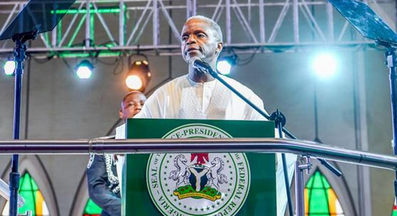 Vice President Yemi Osinbajo  [Twitter/@ProfOsinbajo]