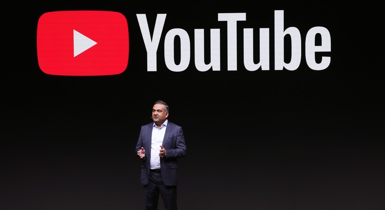 Neal Mohan, a longtime Google veteran, started running YouTube in 2023.Kevin Mazur/Getty Images