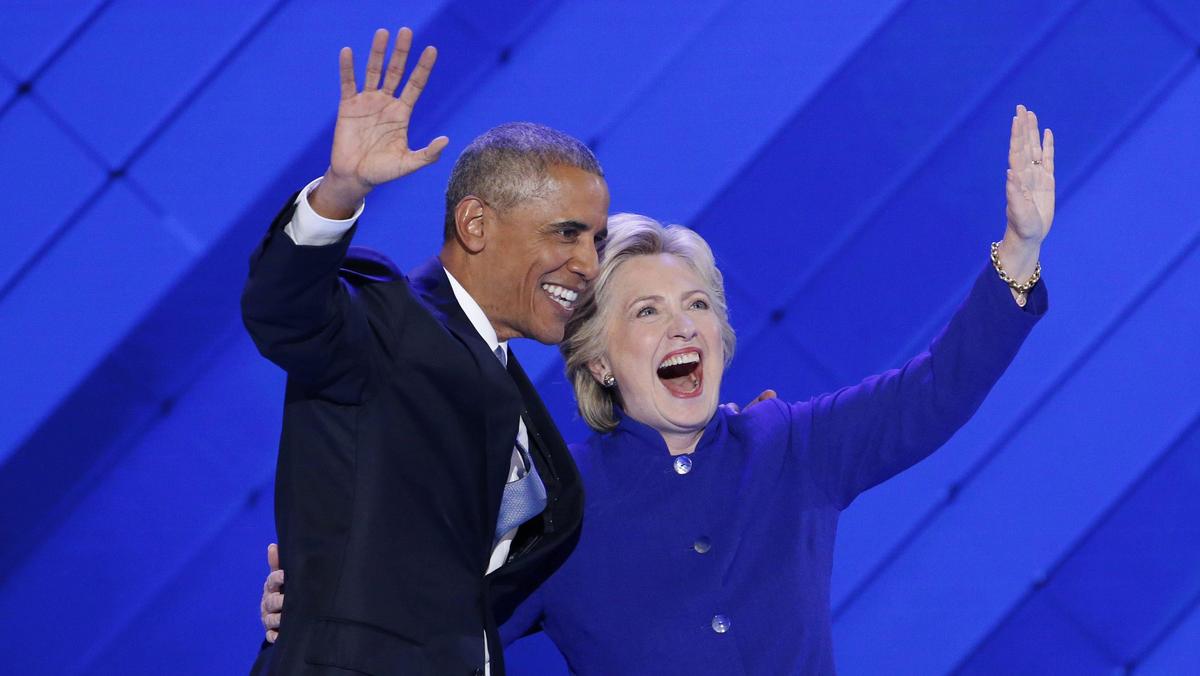 Barack Obama i Hillary Clinton 
