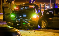 BMW z Antonim Macierewiczem rozbite. Policja i żandarmeria wojskowa ustalają przyczyny wypadku [ZDJĘCIA]