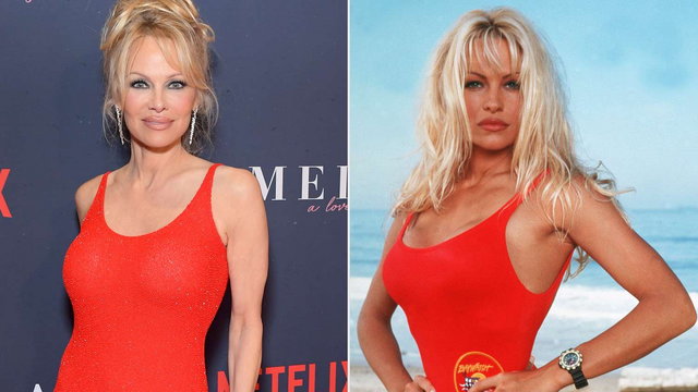 Pamela Anderson: Megtartottam a piros úszódresszt, és még mindig jó rám