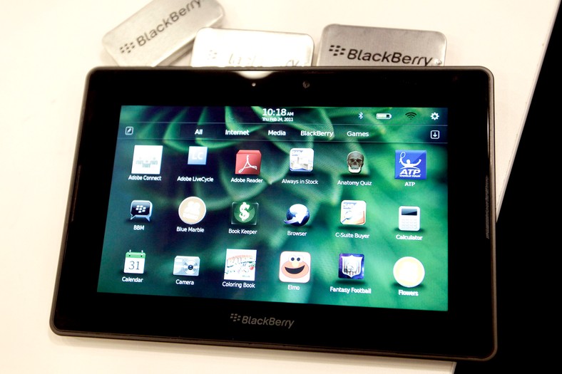 Blackberry Playbook fot. 3, mat. Bloomberg