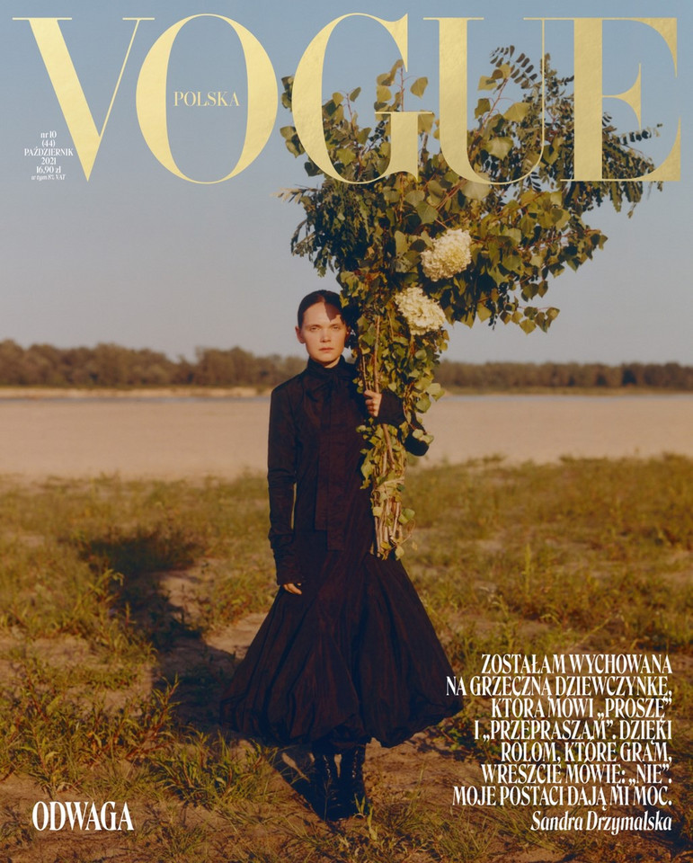 "Vogue Polska" z trzema wyjątkowymi bohaterkami: Sandra Drzymalska