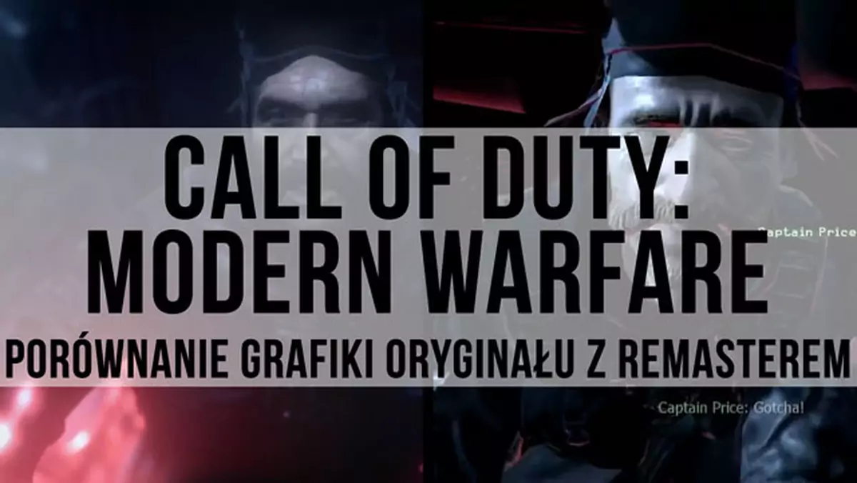 Call od Duty: Modern Warfare - porównanie grafiki oryginału z Remasterem