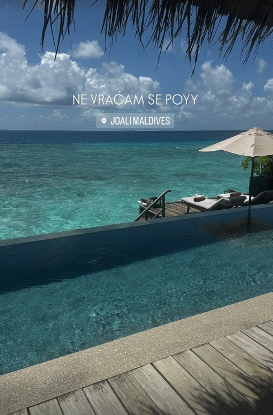 Mina i Ognjen na Maldivima