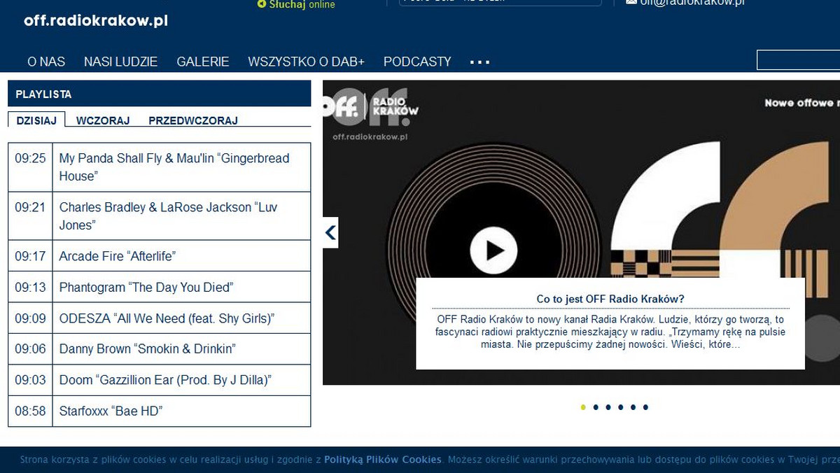 OFF Radio Kraków, nowy kanał Radia Kraków już gra. Na antenie nie zabraknie dobrej muzyki i reportaży z życia miasta.