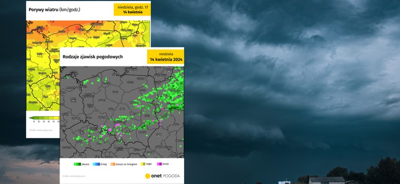 Weekend pod znakiem groźnej pogody. W Polskę uderzą wichury i burze