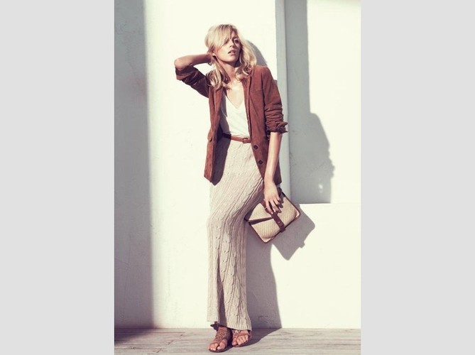 Anja Rubik w kampanii Massimo Dutti na sezon wiosna-lato 2011