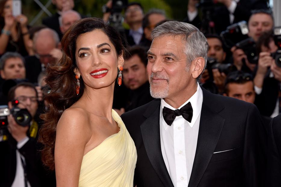 George és Amal-Clooney boldogok, hogy bővül a család /Fotó: Gettyimages