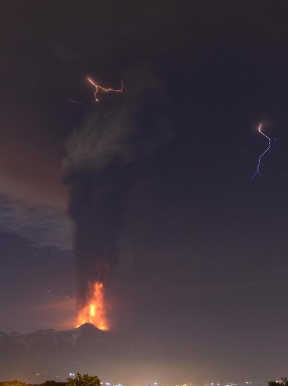 Wulkan Etna się obudził