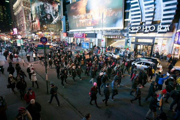 Protest w Nowym Jorku