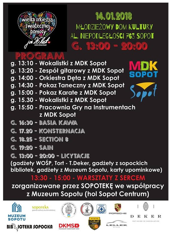 Program sopockiego sztabu WOŚP