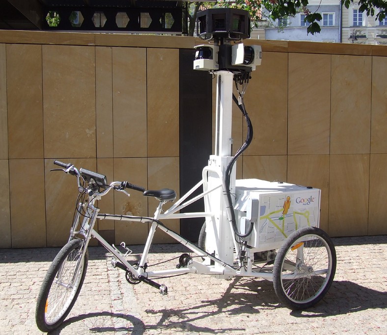 Google Street View, rower