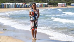 Zjawiskowa sesja nowej liderki rankingu WTA na plaży w Melbourne. Naomi Osaka wygrała Australian Open