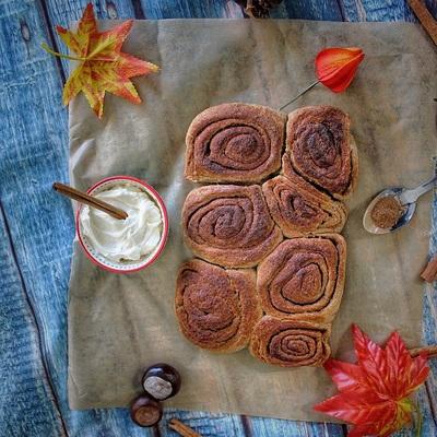 Pumpkin spice rolls (diétás)