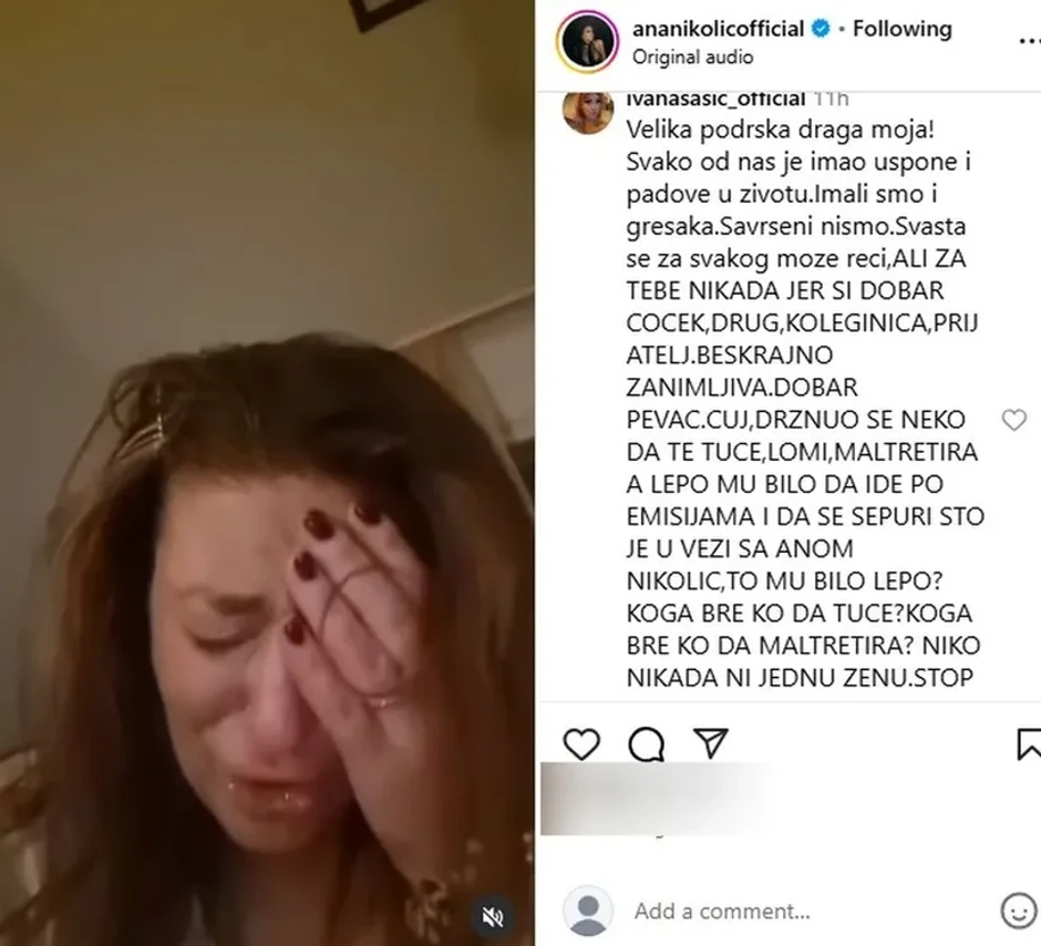 Ivana Šašić se obratila Ani Nikolić