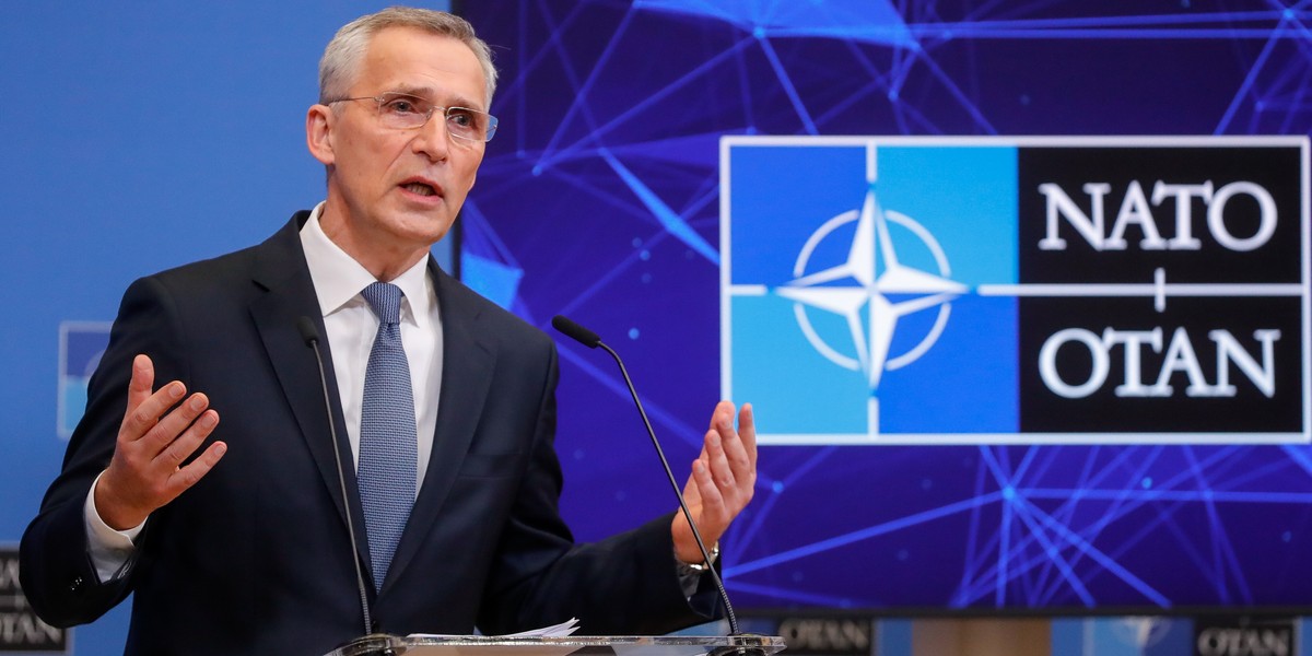 Sekretarz generalny NATO Jens Stoltenberg.