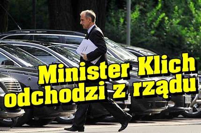 Minister Klich odchodzi z rządu!